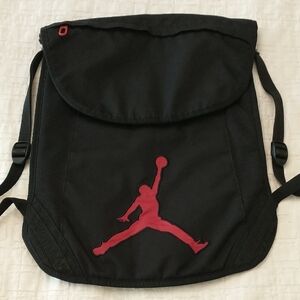 Air Jordan Brand Gym Sack‎ / Backpack, Jumpman, Black And Red